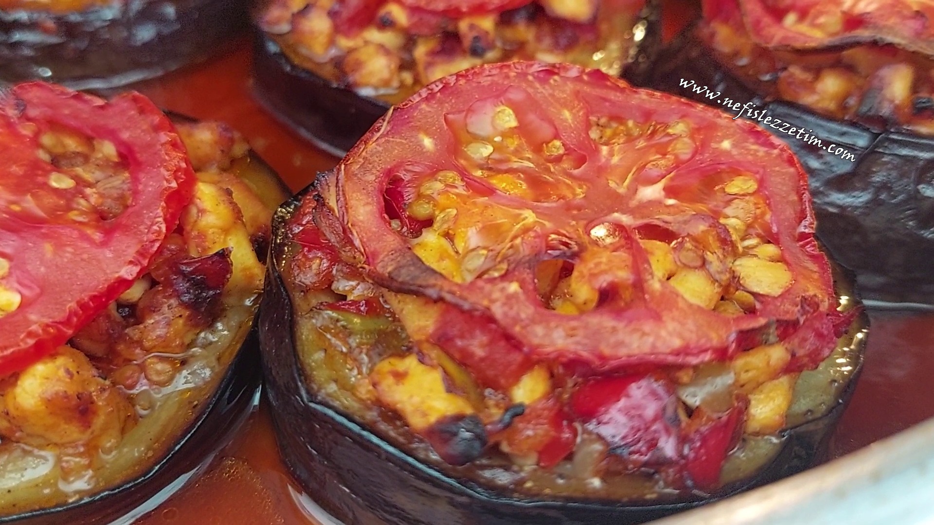 Tavuklu Bostan Patlıcan Kebabı