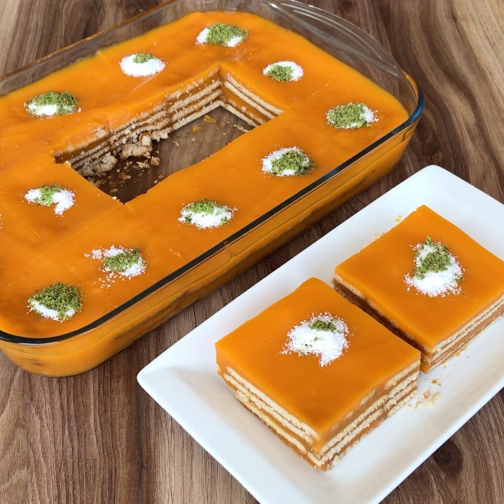 Havuçlu Bisküvili Pasta