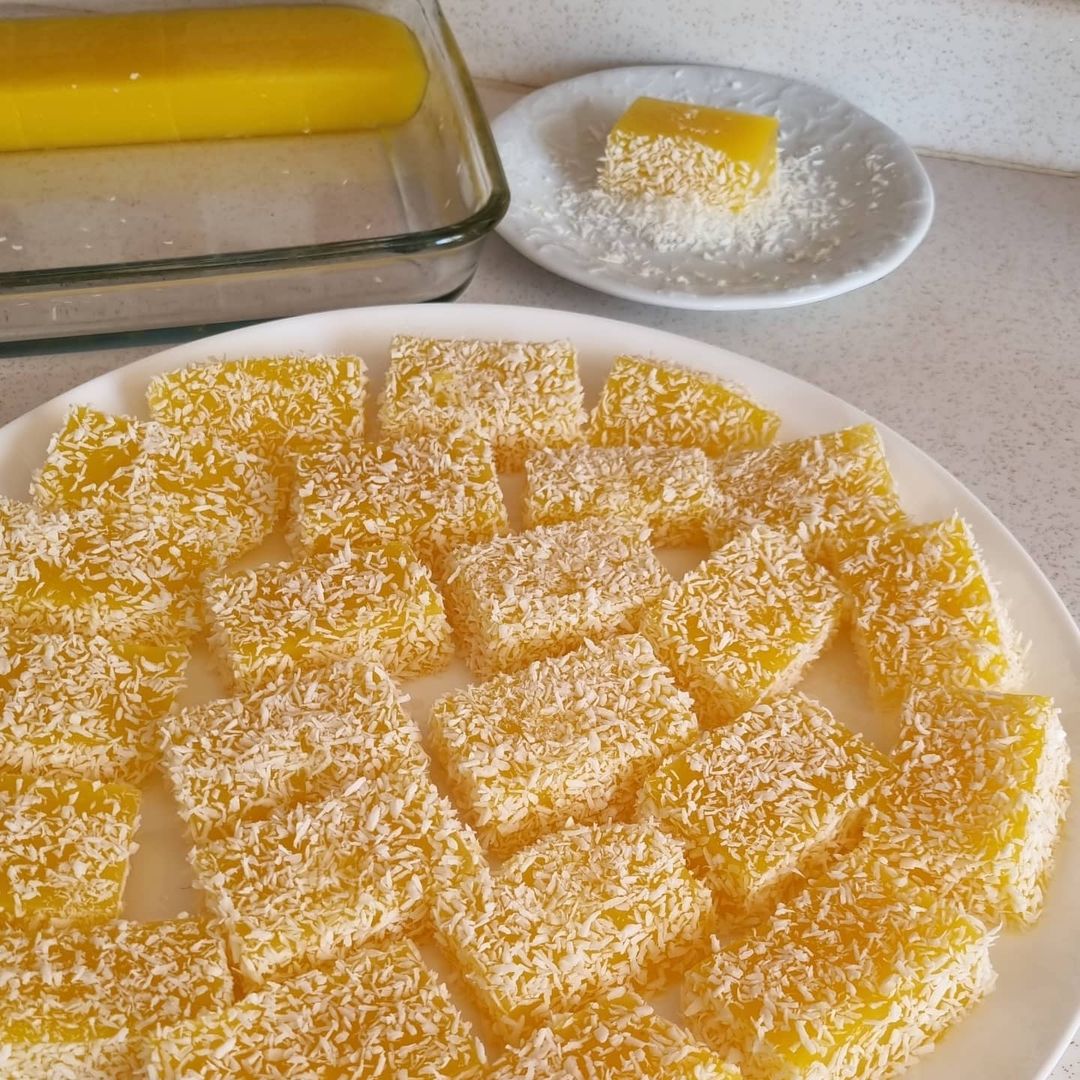 Portakallı Hindistan Cevizli Lokum