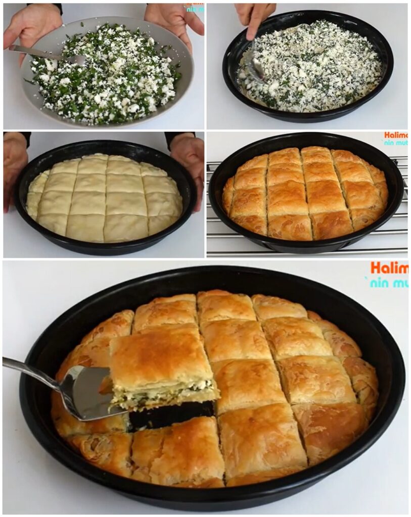 Sadece 2 Beze ile Kat Kat Arnavut Böreği