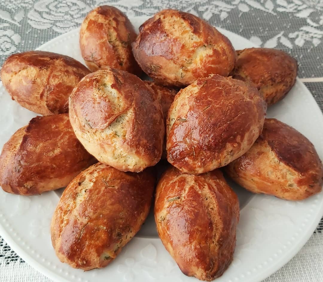 Çiğ Patatesli Dereotlu Kıyır Poğaça