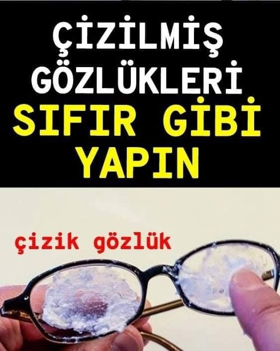 Gözlüklerin Çizilmesine Artık Son Veren Pratik Bilgi