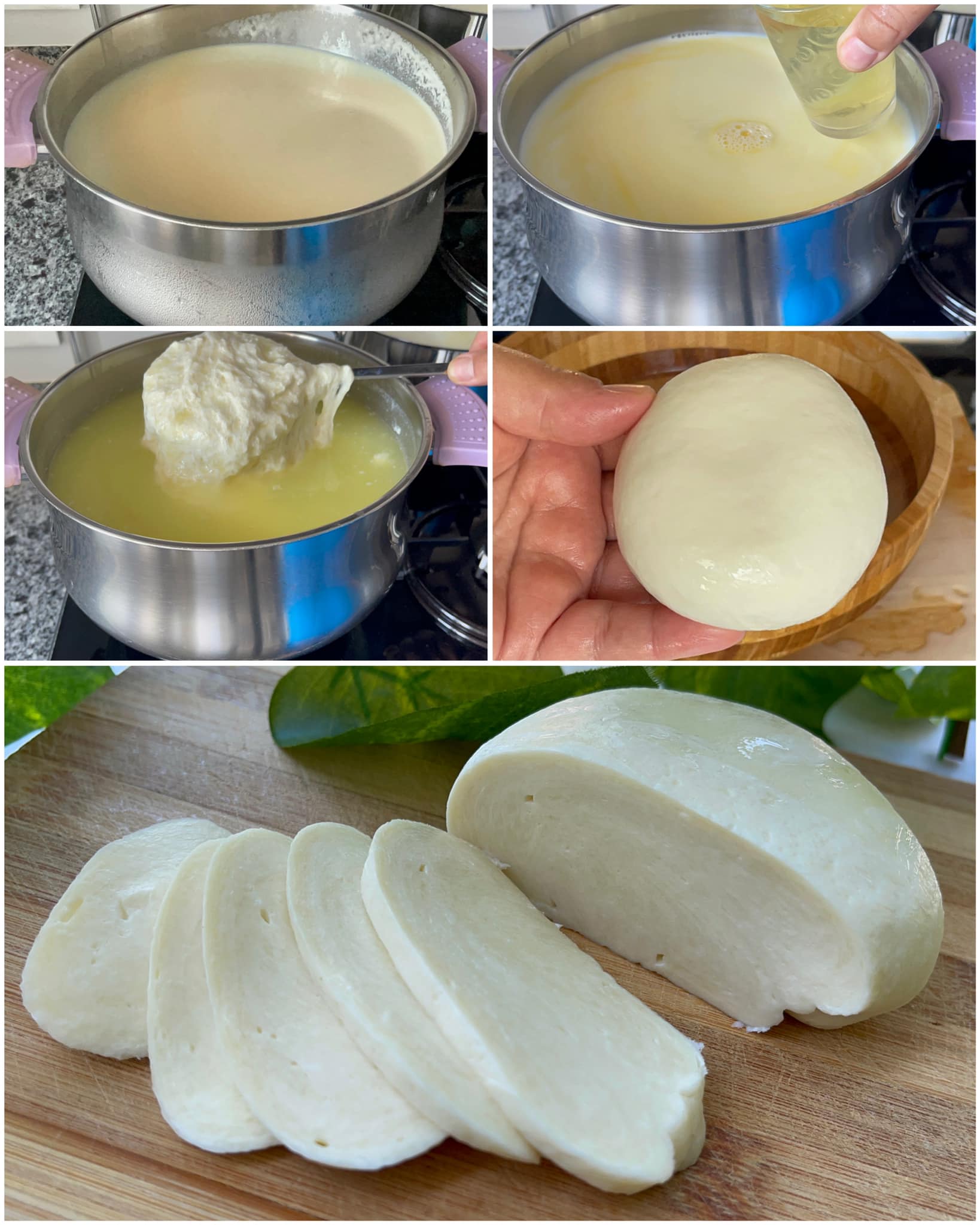 Evde 2 Malzemeyle Mozarella Peyniri