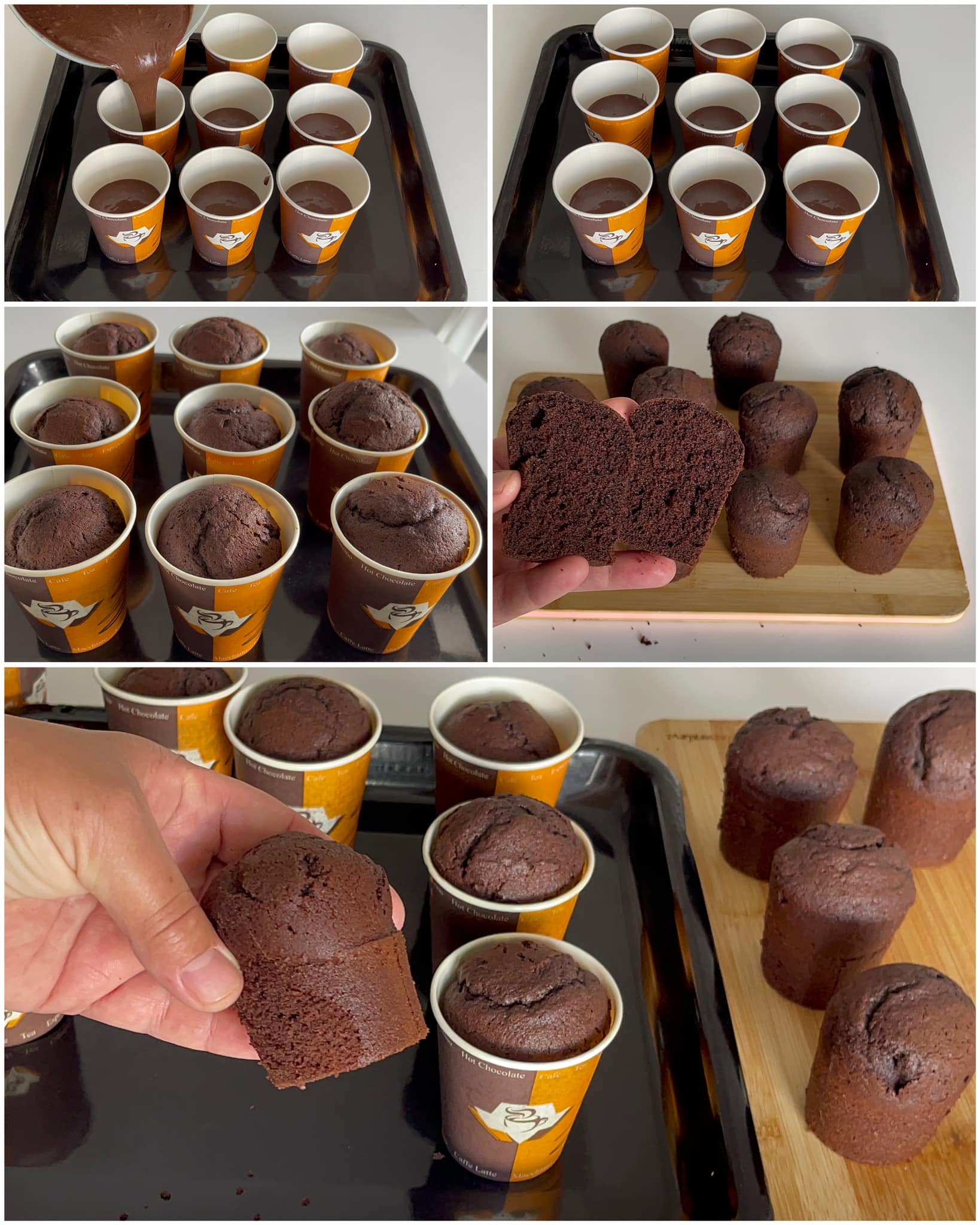 Karton Bardakta Yumuşacık Kakaolu Kek