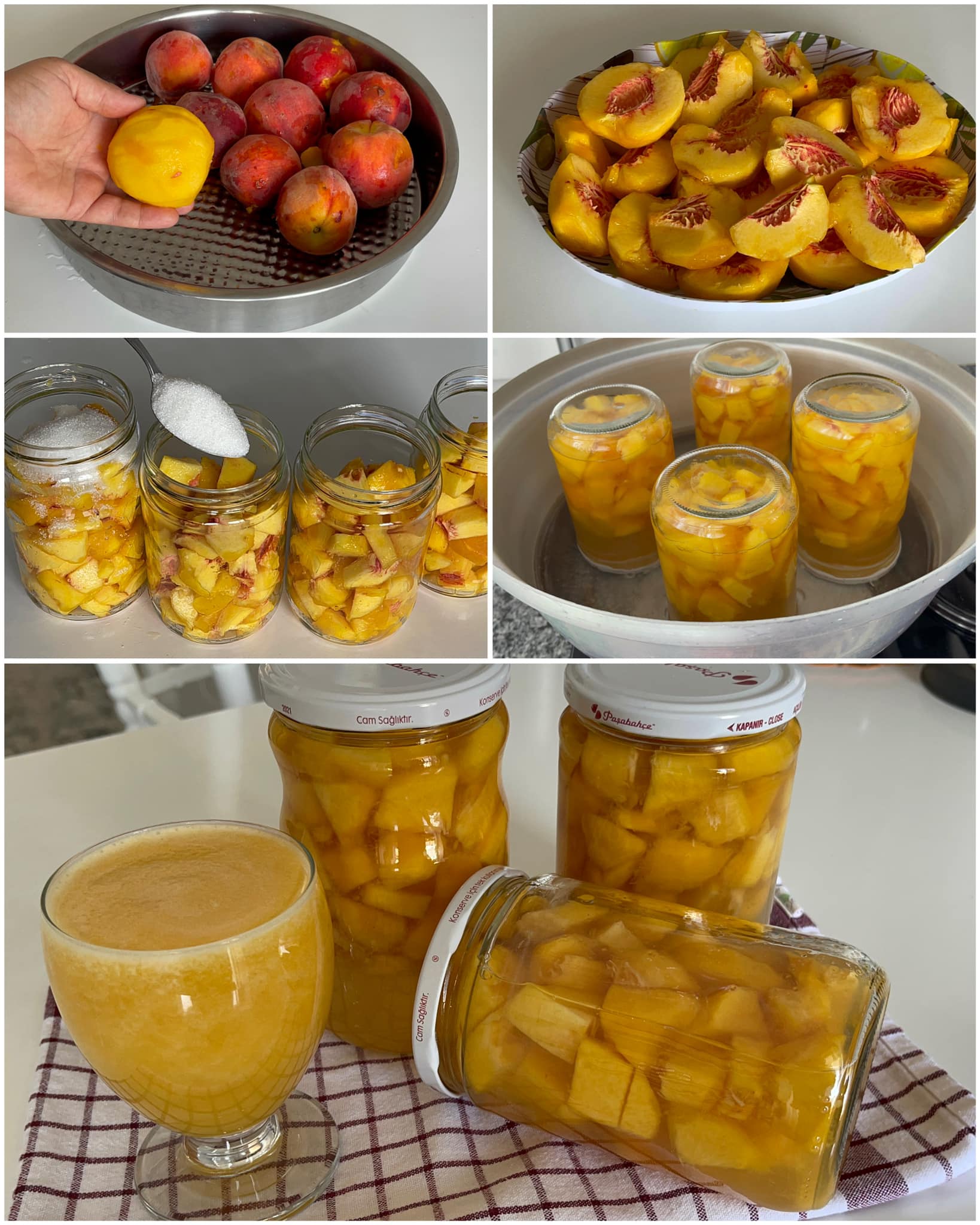 Bütün Detaylarıyla Şeftali Konservesi