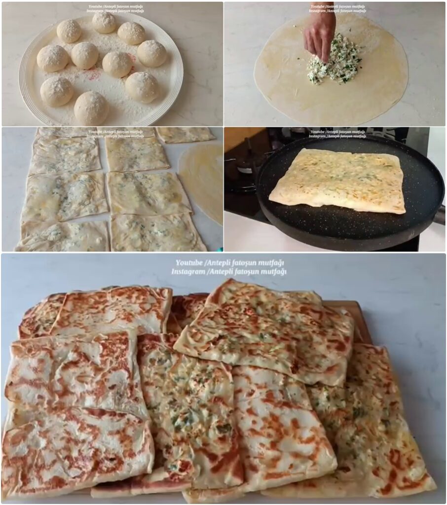 Ünlü Bir Börekçiden Aldığım Tarifle Peynirli Gözleme