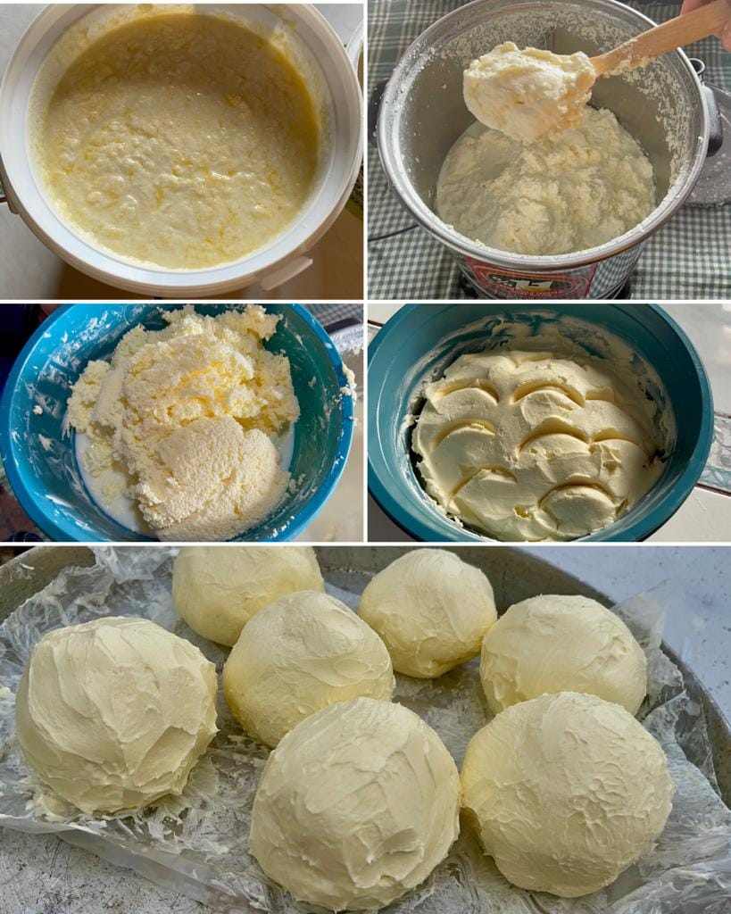 Yayık Makinesinde Doğal Mis Gibi TEREYAĞI Nasıl Yapılır Evde Tereyağı Yapımı