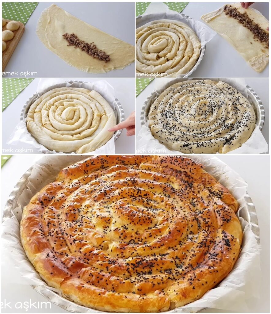 Kıymalı El Açması Börek Tarifi