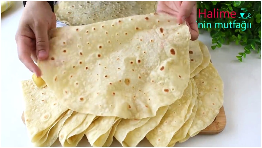 Tavası Olan Herkes Yapabilir.Ev Yapımı Lavaş Tarifi