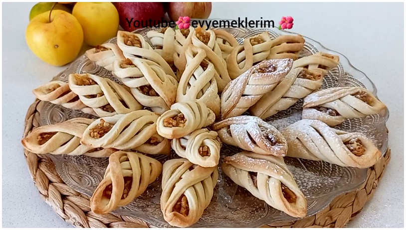Kıyır Kıyır Elmalı Kurabiye