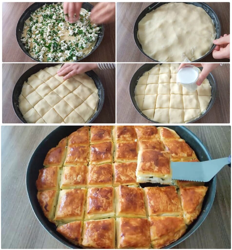 Hiç Abartmıyorum Bir Yiyen Bir Daha İsitiyor Sadece 4 Beze İle Kat Kat Sütlü Börek Tarifi