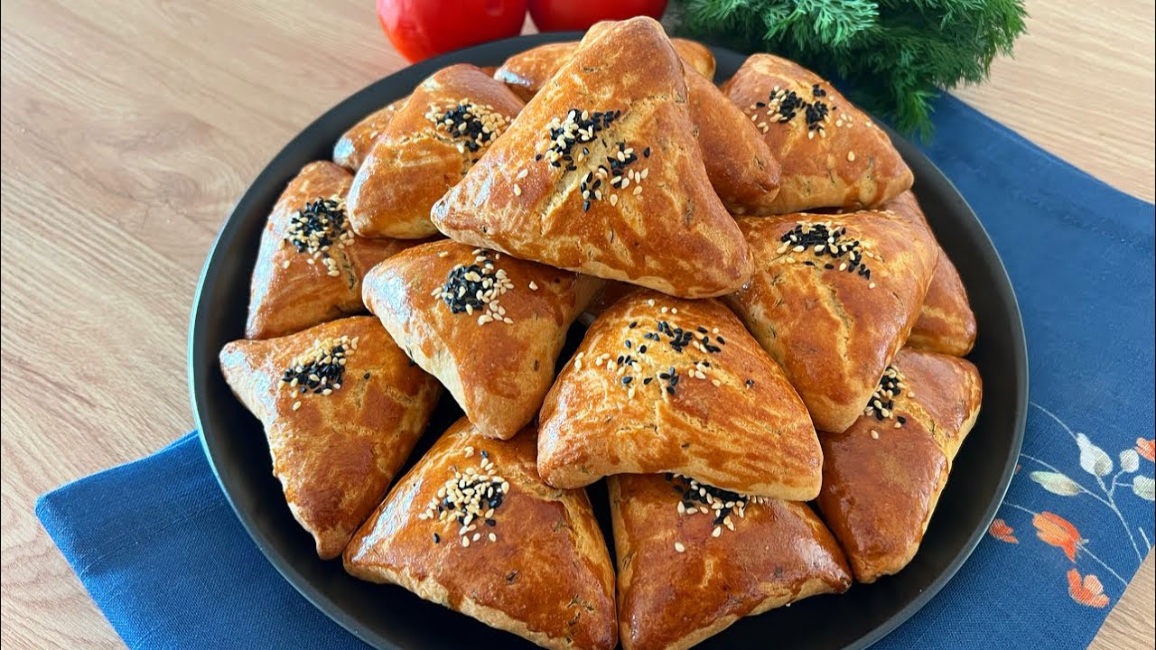 Yıllardır Vazgeçemediğim Mayasız Kıyır Kıyır Üçgen Poğaça