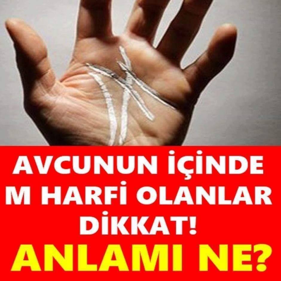 Çok Şaşıracaksınız Avucunun İçinde M Harfi Olanlar Dikkat