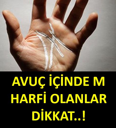 Çok Şaşıracaksınız Avucunun İçinde M Harfi Olanlar Dikkat