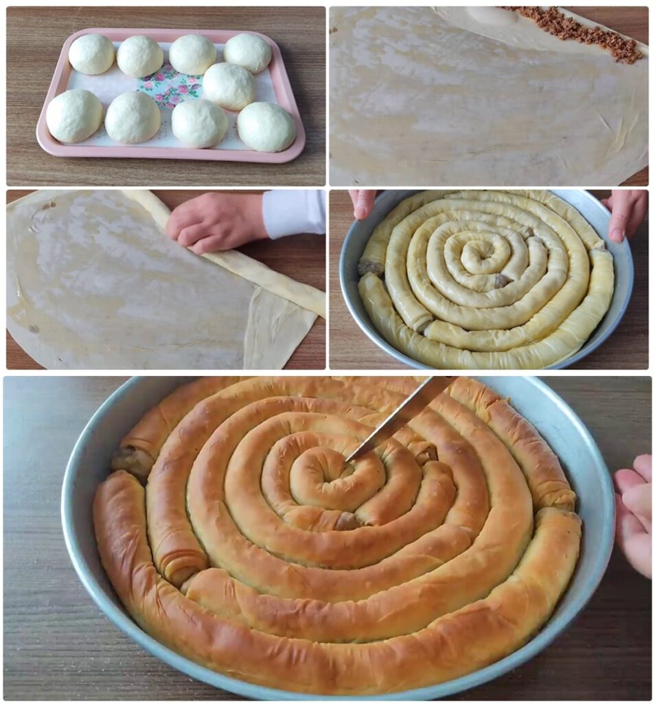 Çıtır Çıtır El Açması Kıymalı Börek Tarifi