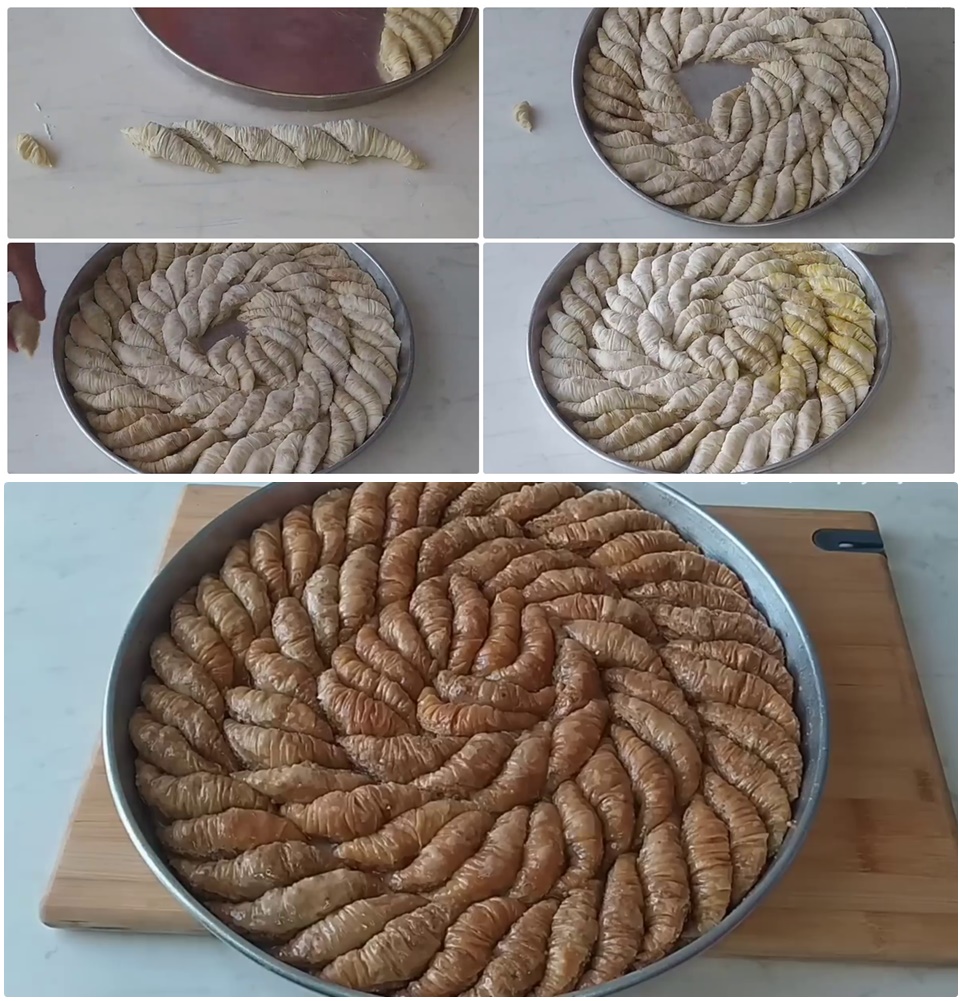 Çok Farklı Kat Kat Çıtır Çıtır Cevizli Baklava Tarifi