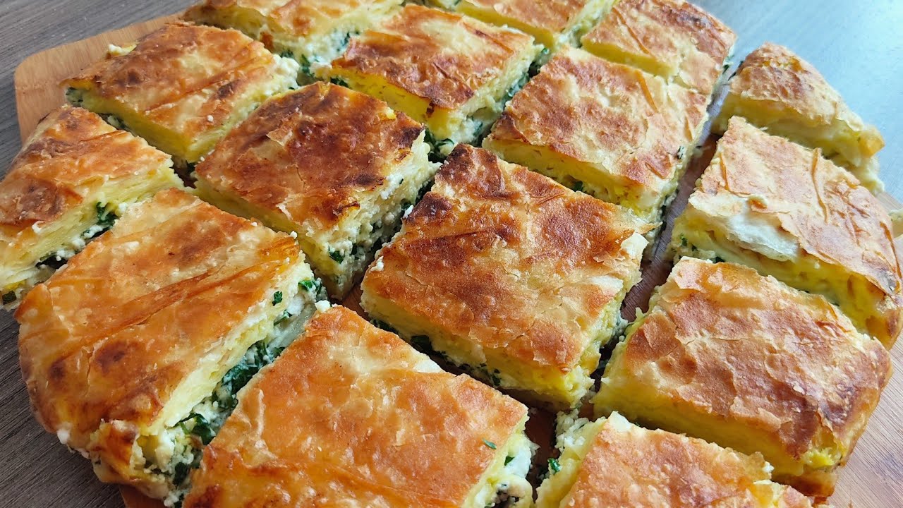 5 Dakikada Hazır Yufkadan Su Böreği Tadında NEFİS Tava Böreği