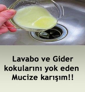 Lavabo ve Gider Kokularını Anında Yok Eden Karışım