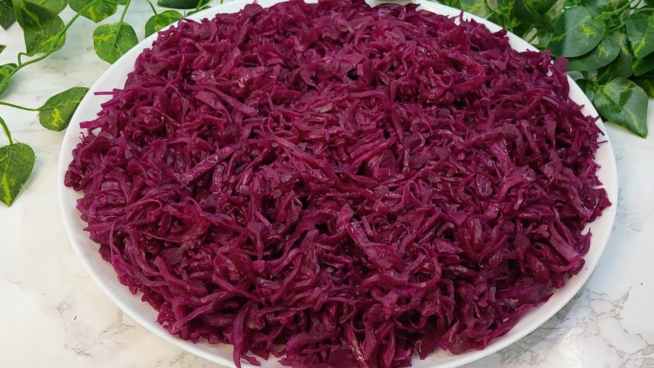 Sır gibi saklanan tarif!! Lokanta usulü Mor lahana salatası nasıl yapılır?