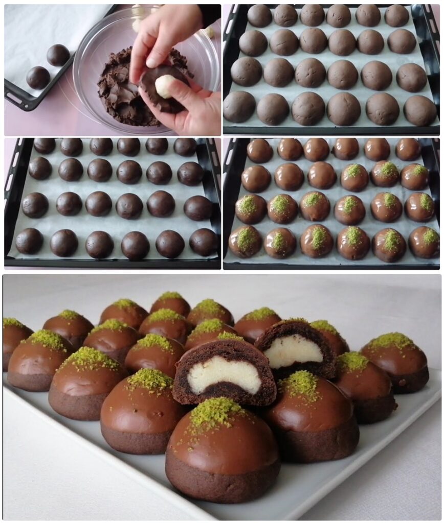 Ağızda Dağılan Muhallebili Çikolatalı Kurabiye Tarifi