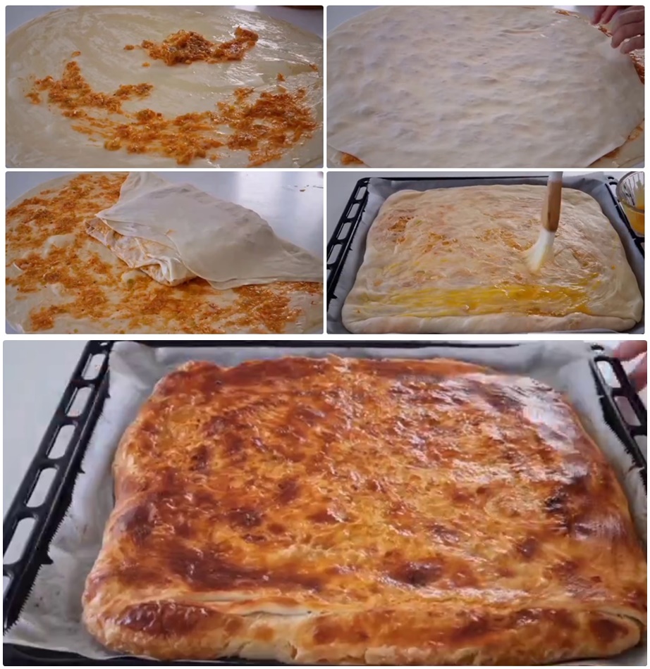 Pırasa Mevsimi Geldiğinde Tepsi Tepsi Yapıyorum Yiyenler Bayılıyor Pırasalı börek