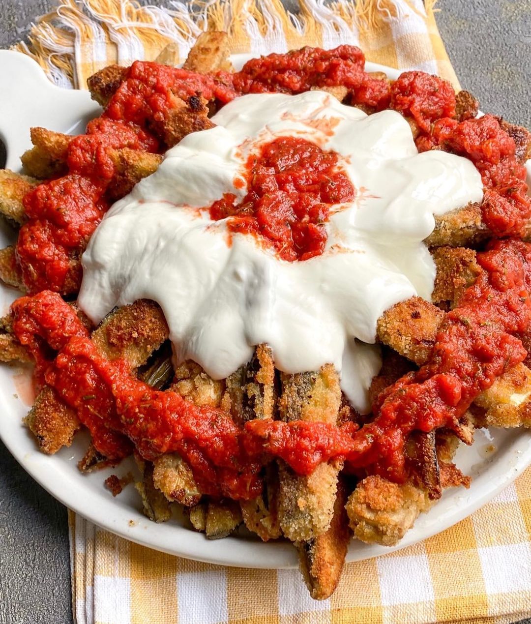 Soslu Çıtır Patlıcan