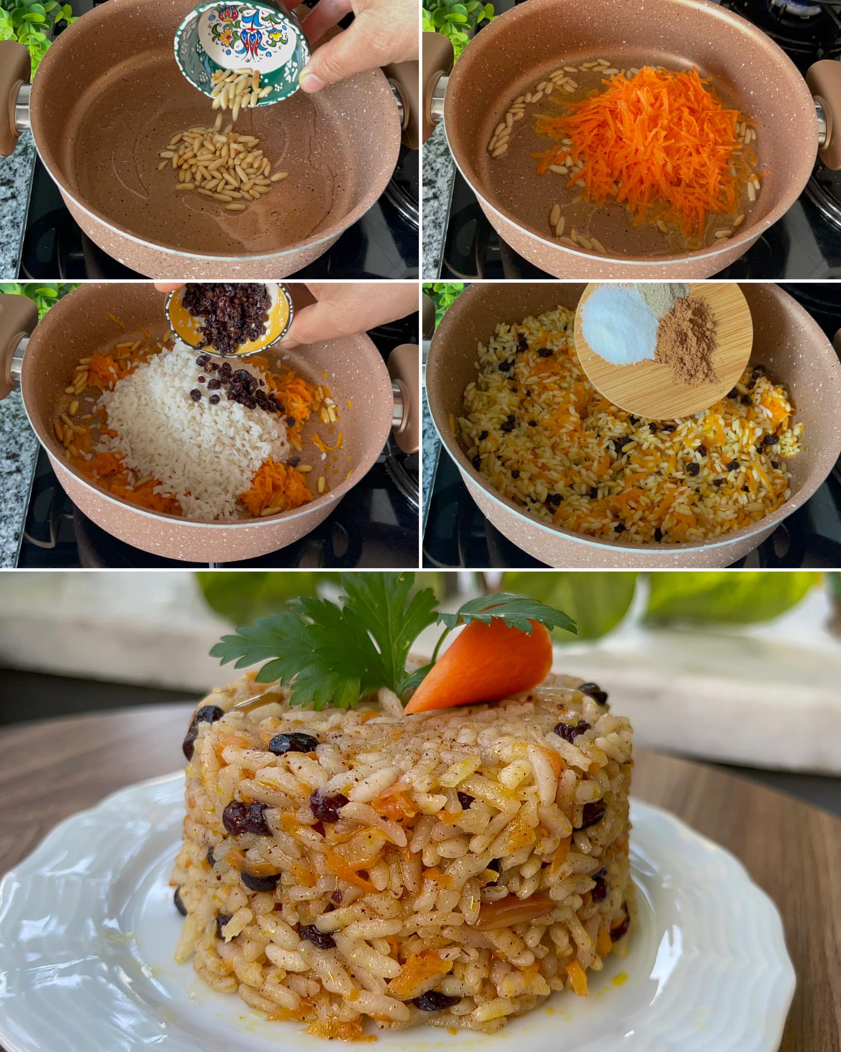 Bu Pilavı Yemeye Doyamayacaksınız Tane Tane Havuçlu İÇ PİLAV TARİFİ