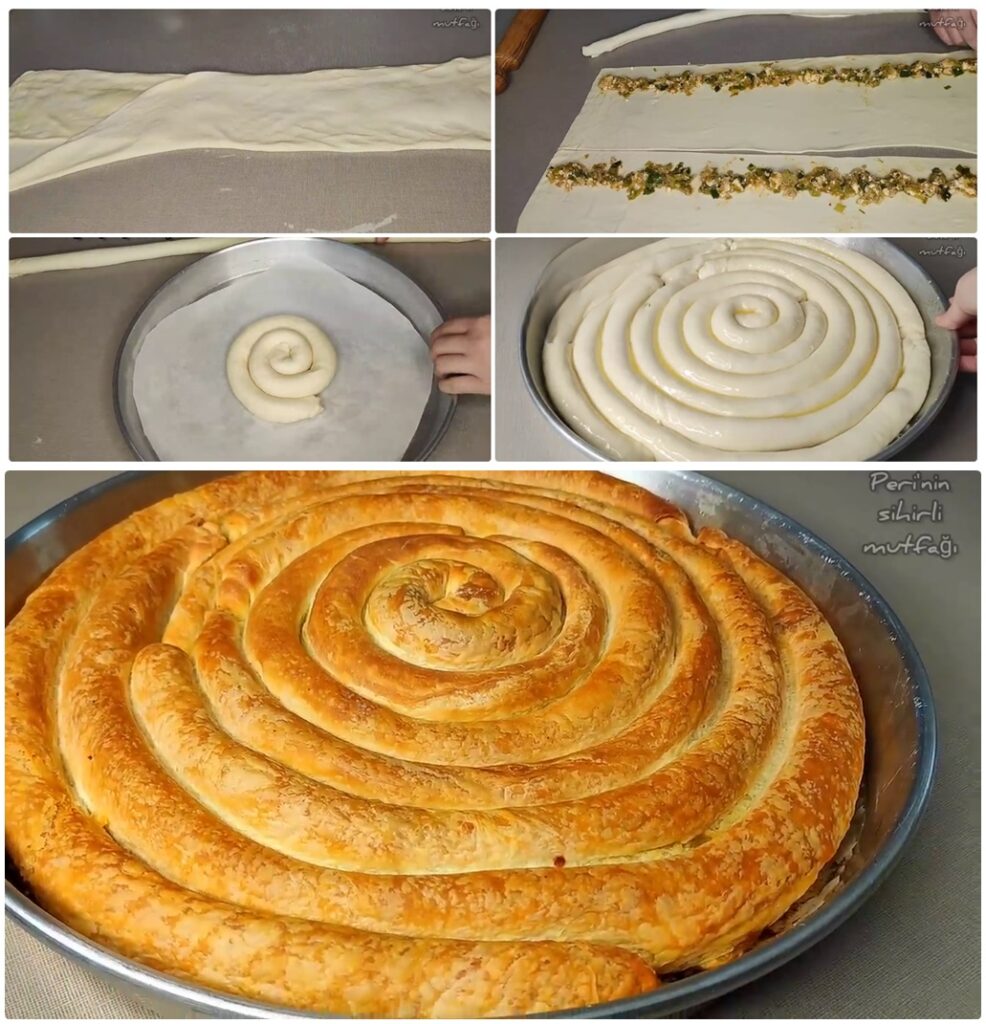 Yıllarca Boşa Uğraşmışız 2 Bezeyle 2 Sefer Açarak Bir Koca Tepsi Börek Yapmanın En Kolay Yolu
