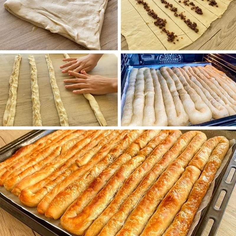 Hazır Yufkayla Yaptığınıza Kimse İnanamayacak Çıtır Çıtır Kıymalı Patatesli Börek Tarifi