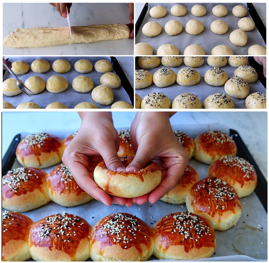 Köpük Gibi Hamuru İle Daha Az Malzemeli ve Daha Yumuşağını Yemediniz Poğaça Tarifi