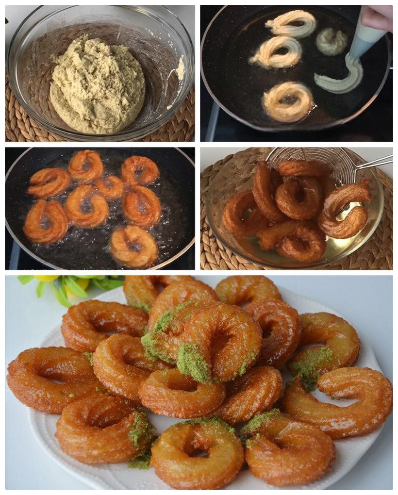 Evde Tam Ölçülü Halka Tatlısı 