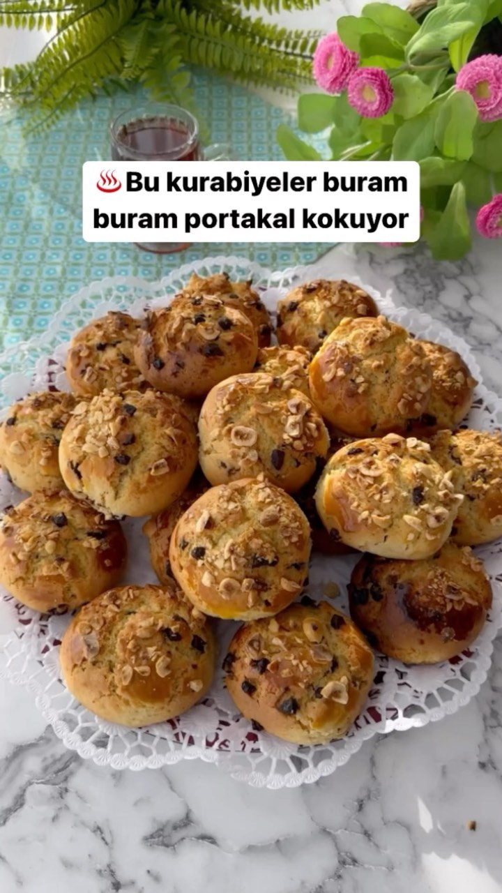 Portakallı Pastane Kurabiyesi