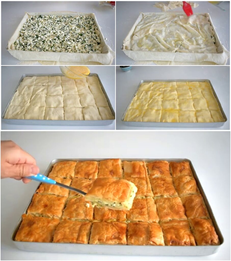 Çok Ama Çok Şaşıracaksınız 10 Dakikada En Kolay Ve En Hızlı Börek Tarifi Milföylü Tepsi Böreği