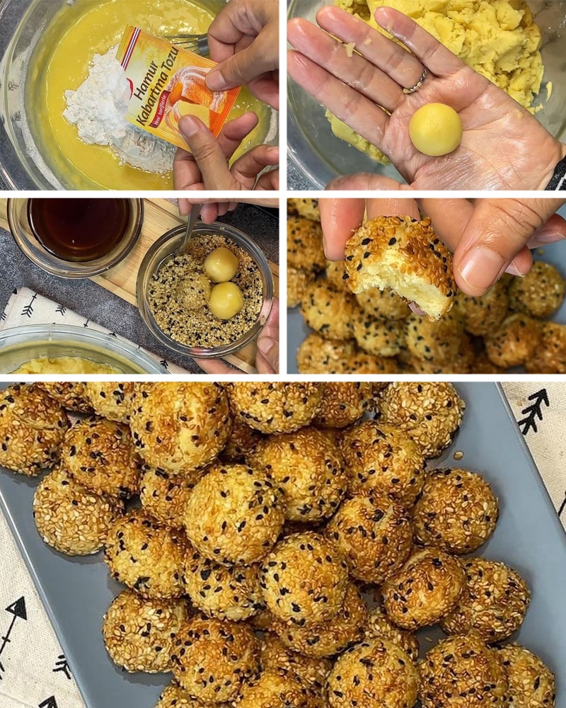 Susamlı Kurabiye Tarifi