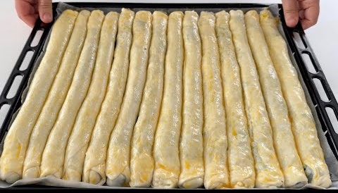 Oklavasız Merdanesiz Yapıyorum İncecik Çıtır Çıtır Kat Kat Oluyor En Lezzetli En Kolay Börek