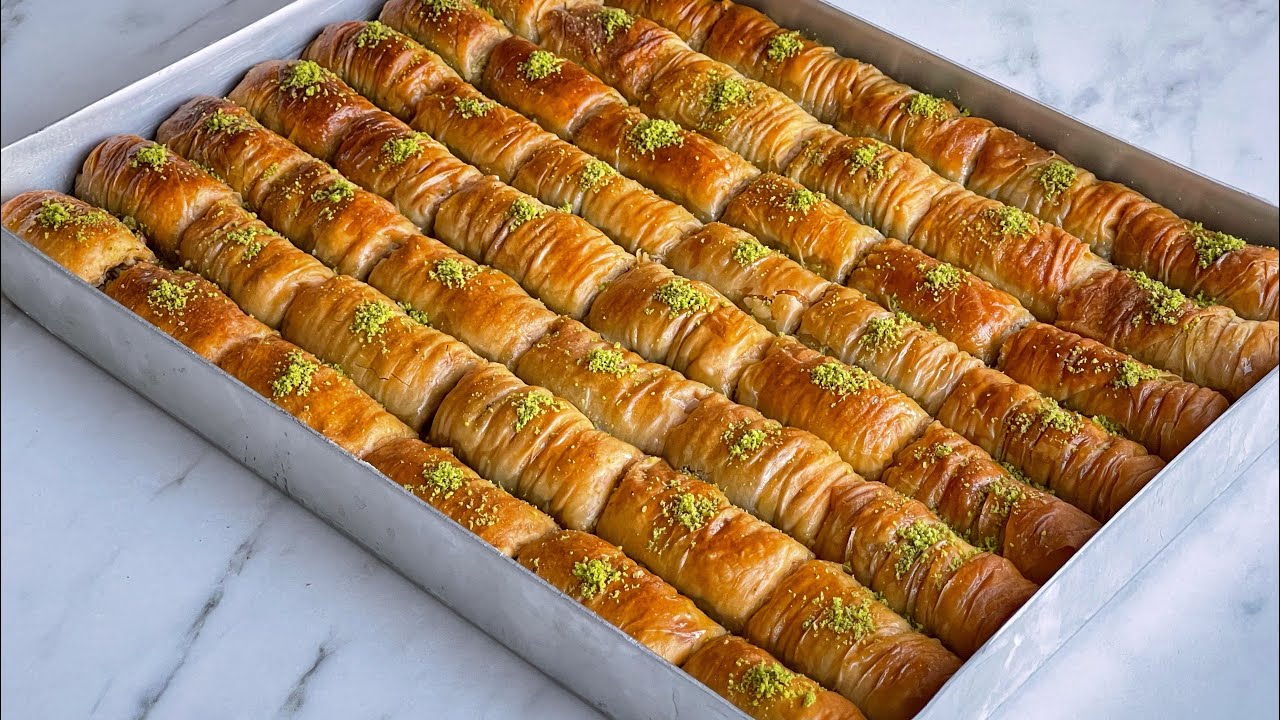 Hamuru Zar Gibi Açılan Çıtır Çıtır Burma Baklava Tarifi