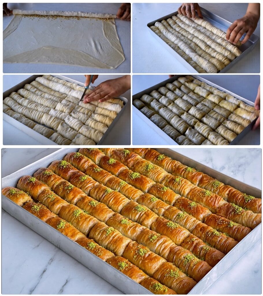 Hamuru Zar Gibi Açılan Çıtır Çıtır Burma Baklava Tarifi