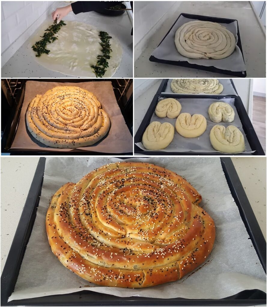 El Açması Dillere Destan Mayalı Ispanaklı Kol Böreği Tarifi
