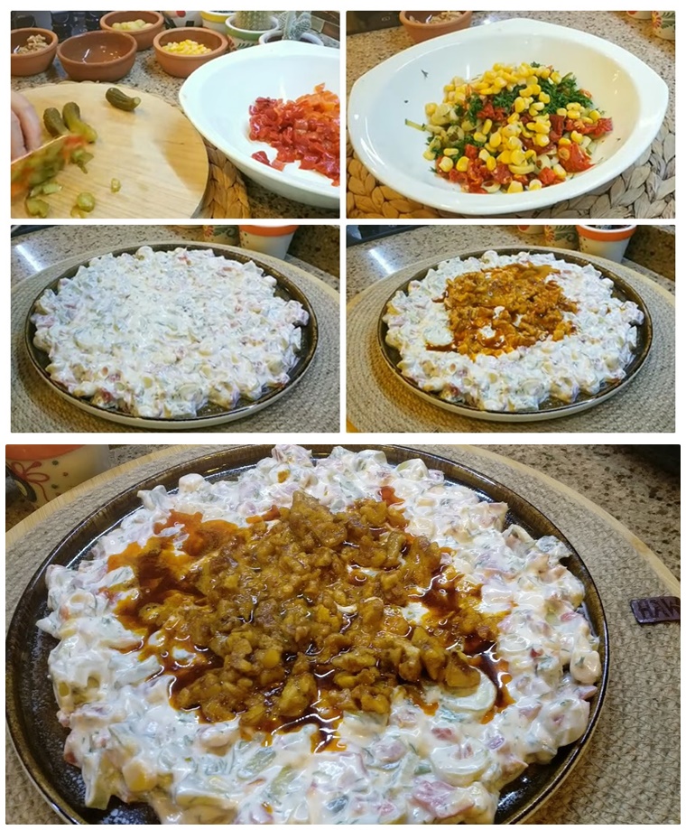 Közlenmiş Kapya Biber Salatası Tarifi