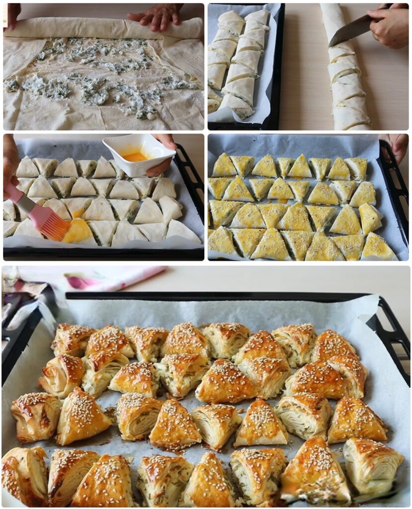 Özel Sosu İle 3 Yufkadan Çıtır Çıtır Bir Tepsi Börek