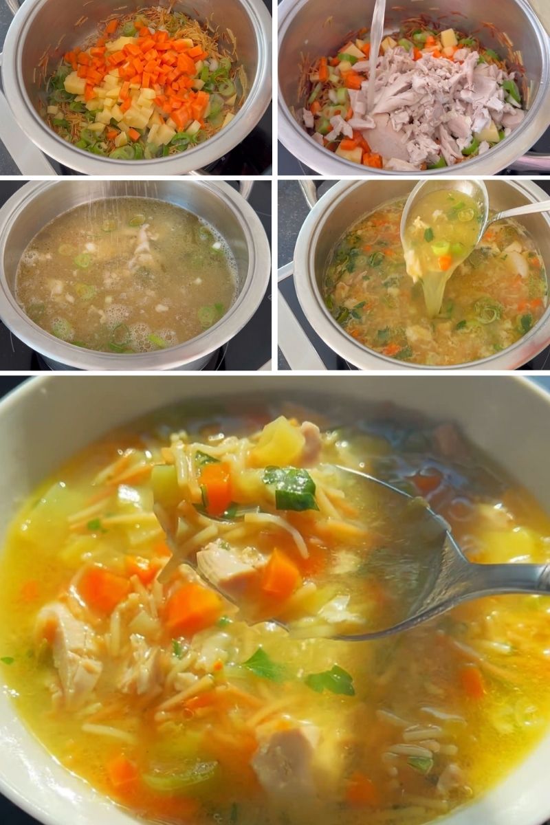 Tam Bir Şifa Deposu Olan Sebzeli Tavuk Çorbası