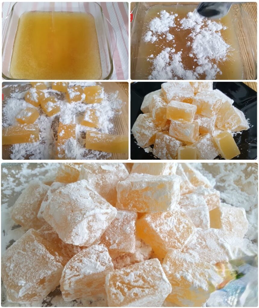 Mis Kokulu Enfes Aromasıyla Limonlu Lokum Tarifi