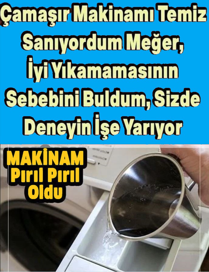 Çamaşır Makinesinde Kötü Kokulardan Nasıl Kurtulabilirsiniz