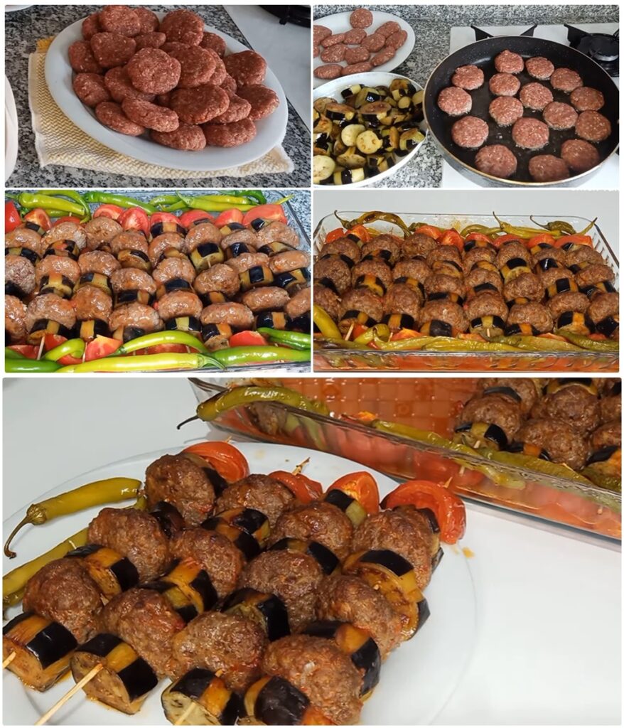 Köfteli Patlıcan Kebabı Fırın Yemekleri
