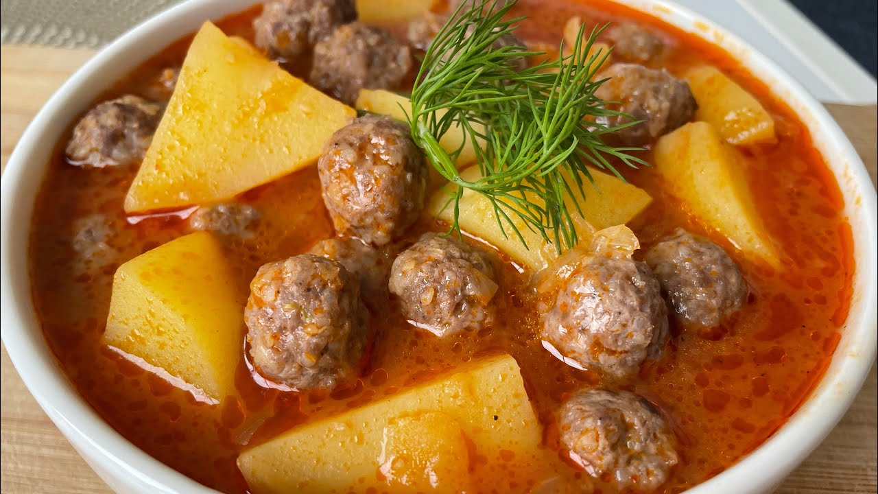 Patatesli Sulu Köfte Tarifi