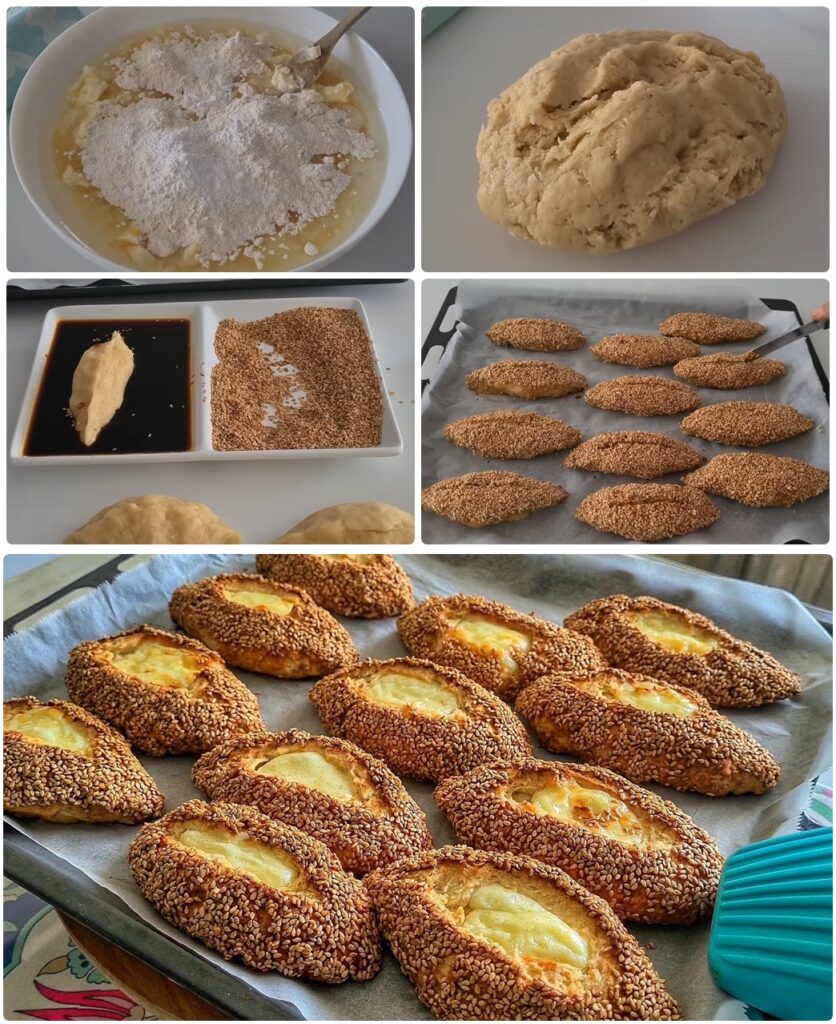 Çok kolay MAYASIZ Beklemeden Simit Poğaça Tarifi