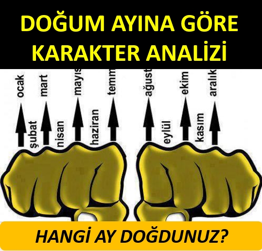 Doğum Ayına Göre Karakter Analizi