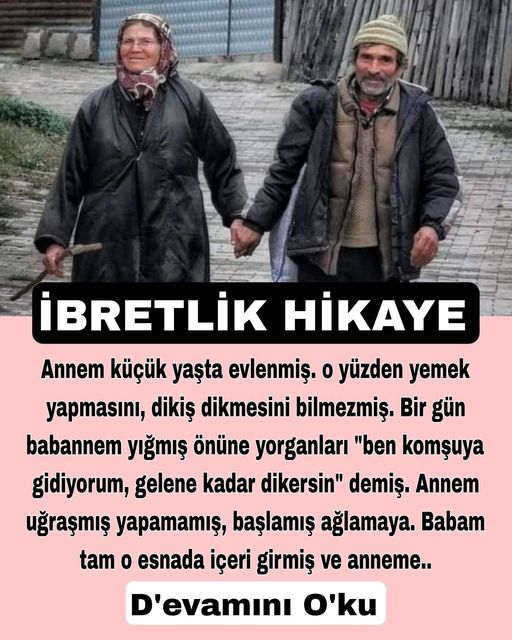 Annem küçük yaşta evlenmiş