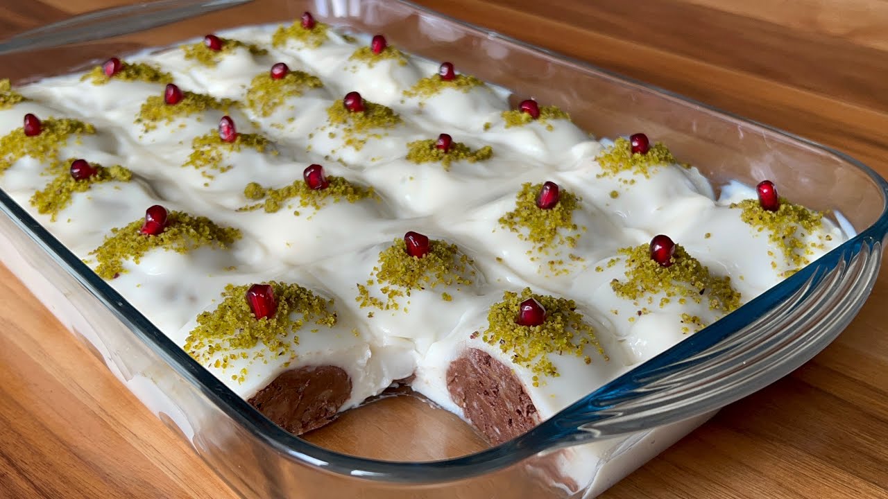 Elmalı Portakallı Sütlü Borcam Tatlısı