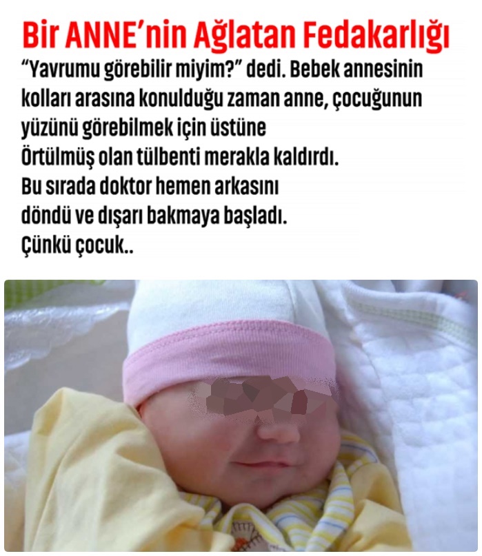 Gözlerimi Yaşarttı Gerçekten.Bir Anne’nin Ağlatan Fedakarlığı